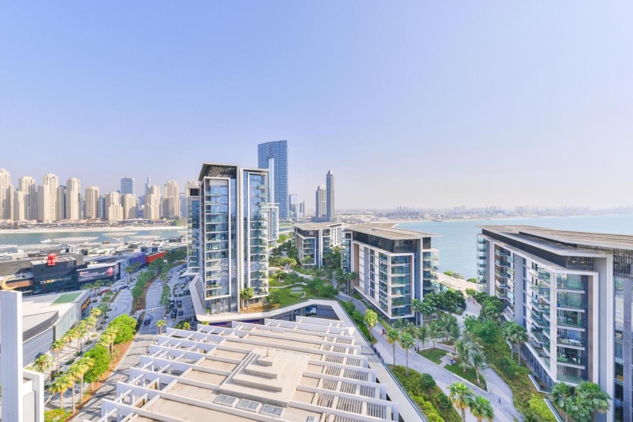 Luxe 3 Bedroom Oceanfront Apartment In The Heart Of Bluewaters Island Dubai Luaran gambar